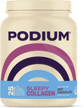 Podium Nutrition Sleepy Collagen with Melatonin Hot Chocolate 25 Servings Collagen Protein Gluten Free Soy Free