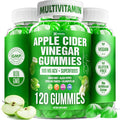 120 Premium Apple Cider Vinegar (ACV) Gummies Formulated with Vitamin B12 Zinc Ginger &amp Vitamin C120 | Vegan - Gluten Free - Non GMO