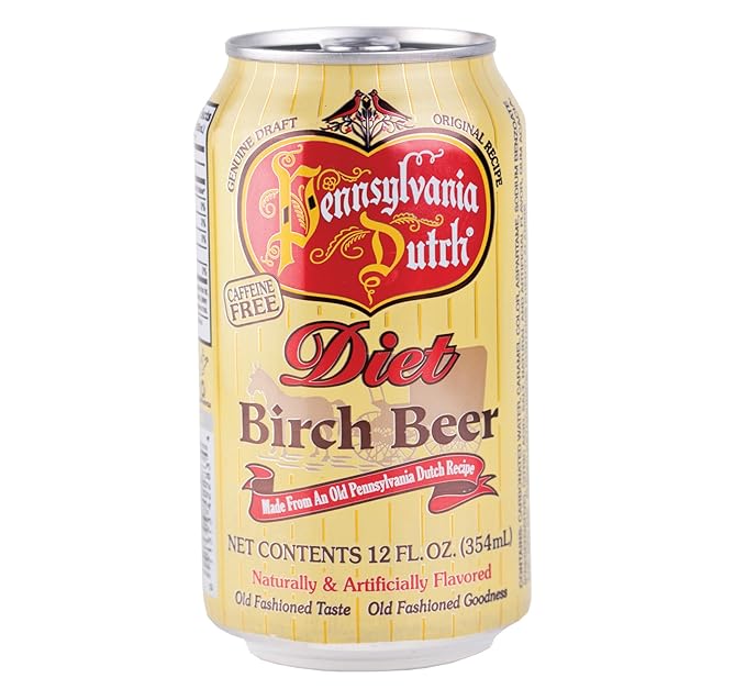 AmishTastes PA Dutch Diet Birch Beer in Horse 'n Buggy Box Protected With High-Density Foam 12 Oz. (8ct Box)
