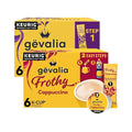 Gevalia Cappuccino K-Cup Pods with Froth Packets + Mocha Latte Espresso K-Cup Pods with Froth Packets (Variety Pack)