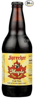 Sprecher Maple Root Beer Soda All Natural 16 Fluid Ounces (Pack Of 24)
