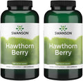 Swanson Hawthorn Berry Supplement- Antioxidant Flavonoids (250 Capsules 565 mg Each) 2 Pack