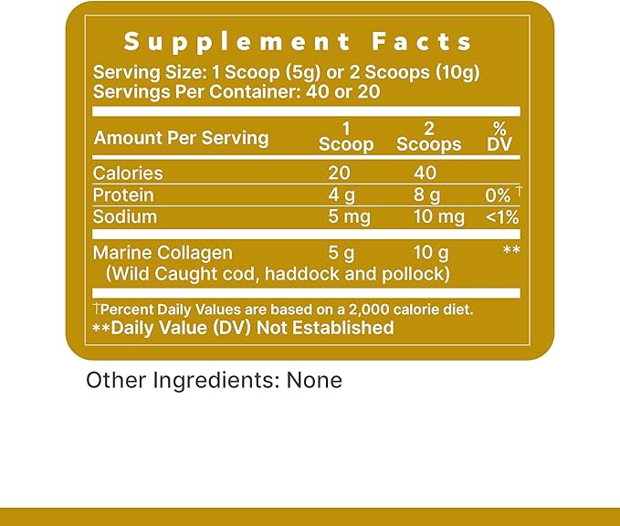 Premier Research Labs Marine Collagen - Marine Collagen Peptides Hydrolyzed Marine Collagen Powder Fish Collagen for Women and Men 5g Collagen Per Serving for Skin Joint and Gut Health - 7 Oz
