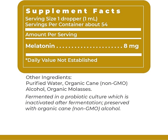 Premier Research Labs Melatonin-ND - Melatonin Liquid Liquid Melatonin for Adults Sublingual Melatonin Drops Made with Organic Ingredients Vegan Friendly - 2 Fl Oz (54 Servings)