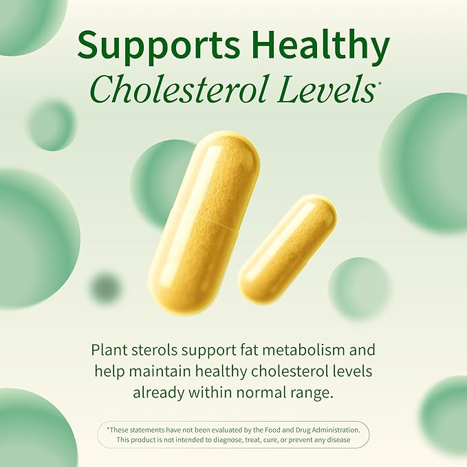 Snap Supplements Cholesterol Health - Artichoke Milk Thistle Garlic and Berberine Supplement with Beta Sitosterol (95% Plant Sterols) for Digestive and Metabolic Support 60 Capsules (30 Servings)