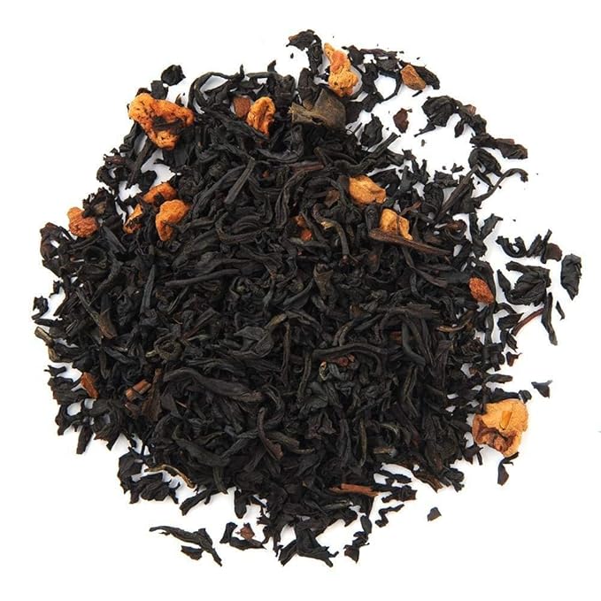 Organic Positively Tea Company Cinnamon Apple Spice Black Tea Loose Leaf 16 Ounce