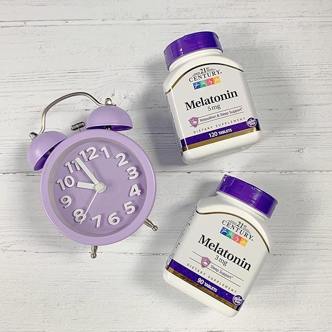 21st Century Melatonin 5mg Tablets - 120 ct Pack of 4
