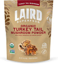 Laird Superfood Organic Turkey Tail Mushroom Powder for Immune Support 3.17 oz. Bag Pack of 1