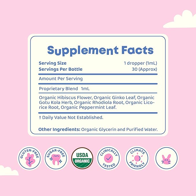 JoySpring SleepBerry Melatonin with Elderberry Saffron Supplement and Genius Drops for Kids