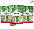 Hanan Ruda Loose Leaf Herbal Tea 4.2oz (120g of Rue Herb) - Pack of 3 Pouches with 40 Grams Each of All-Natural Rue Herb of Grace 4.2 Ounce (Pack of 3)
