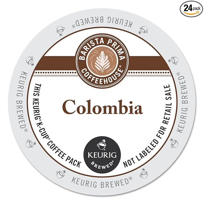 Barista Prima Coffeehouse 6613 Colombia K-Cups Coffee Pack 24/box
