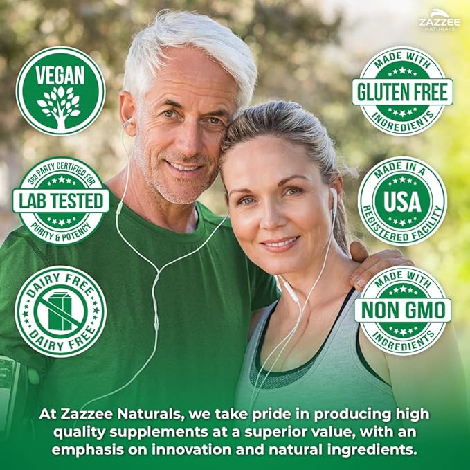 Zazzee USDA Organic Stinging Nettle Leaf 20:1 Extract 120 Vegan Capsules 4 Month Supply Urtica Dioica Respiratory Immune &amp Seasonal Wellness Support Organic Herbal Supplement Made in the US