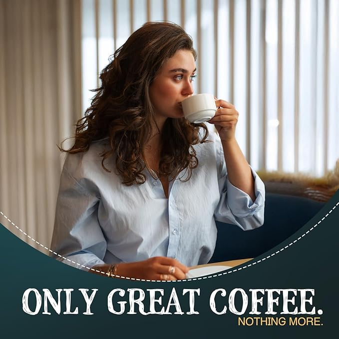 The Bean Organic Coffee Company Water Processed DECAF Pumpkin Spice Medium Roast Ground Coffee 5-Pound Bag Café Molido Tostado Orgánico descafeinado