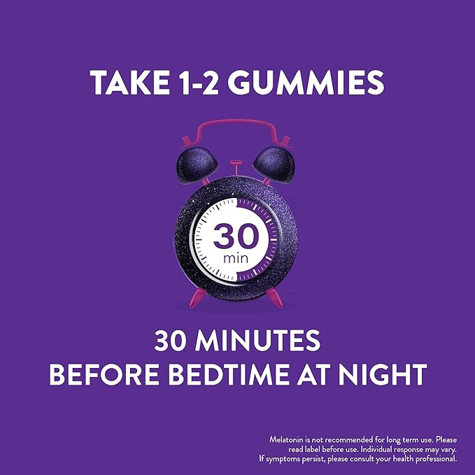 ZzzQuil Pure Zzzs Melatonin Sleep Aid Gummies with Lavender Valerian Root and Chamomile Natural Wildberry Vanilla Flavor Non-Habit Forming Drug-Free 24 Gummies (Pack of 4)