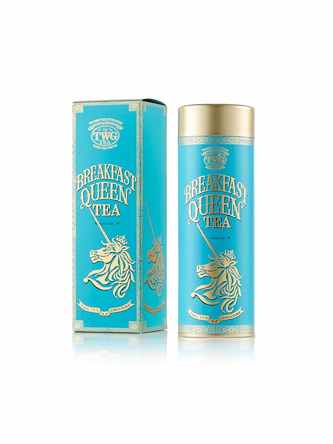 TWG Tea | Breakfast Queen Tea | Green Tea | Rose Petals | Haute Couture Tin 100g | Gift Set