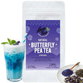 Lam Tae Pure Butterfly Pea Flower Tea (Blue Tea) Color Changing Naturally Grown Thai Herbal Tea Blend with Assam Leaves Lam Tae Signature Recipe – 100% Natural Color Pesticide-Free Antioxidant-R