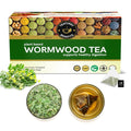 Teacurry Wormwood Tea (30 Tea Bags 1 Month Pack) - Artemisia Leaves - Mugwort Leaves - Himalayan Grown Leaves