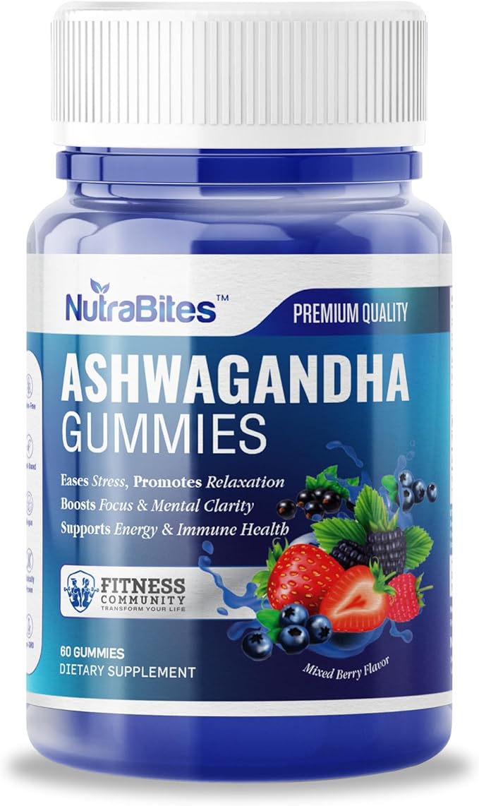 Relax and Restore Wellness Bundle - Melatonin Magnesium Ashwagandha and Mushroom Gummies - Supports Stress Relief Relaxation and Deep Sleep - 4-Pack for Mind and Body Balance