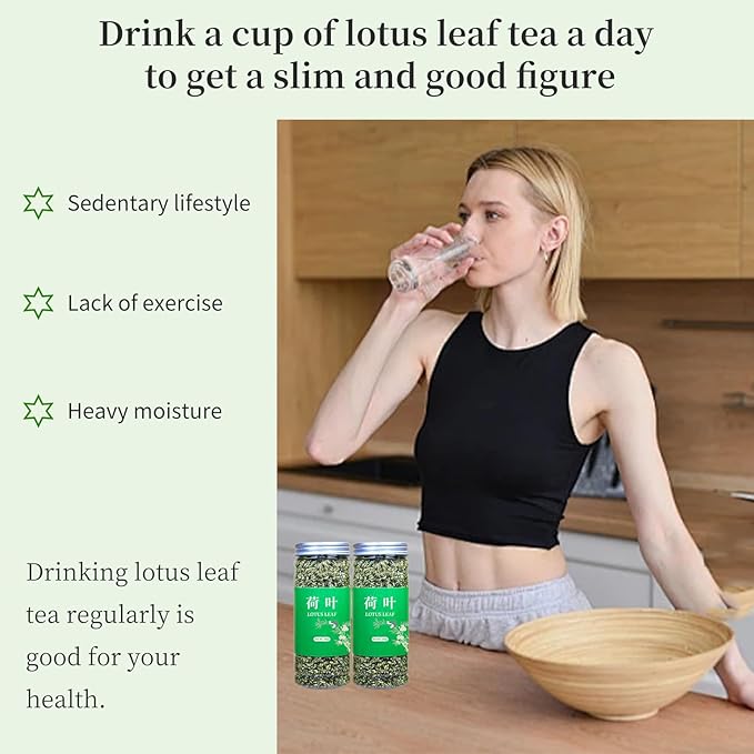 Wanhua Hall Lotus Leaf Tea Dried Lotus Tea Natural Lotus Leaves Loose Leaf Chinese Herbal Tea9.88oz/280g 荷叶 荷叶茶