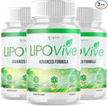 (3 Pack) Lipovive Capsules Official Lipovive Pills with All Natural Ingredients Advanced Formula Lipovivé Health &amp Active Lifestyle Support Pills Max Strength Vitamin for Women &amp Men (180 Ca