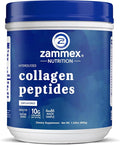Zammex Premium Collagen Peptides Powder UnflavoredHydrolyzed Proteins Types I &amp III Supports Hair Skin Nails Joints Grass Fed Non-GMO Gluten-FreePaleo &amp Keto Friendly60 Servings