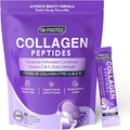 DRFOSTER Collagen-Peptides-Powder-Packets - Multi Type I II III V X Collagen for Women with Antioxidant Blend + Vitamin C &amp E for Skin Hair Nail &amp Joint Non-GMO 30 Stick Packs