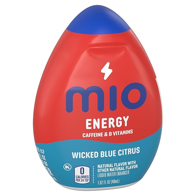 Mio Energy Liquid Water Enhancer Wicked Blue Citrus 1.62 OZ. (Pack of 6)