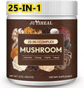 25-in-1 Mushroom Powder Mushroom Complex - Lions Mane Reishi Shiitake Chaga Turkey Tail Cordyceps Maitake &amp More Mushroom Supplement Powder for Energy Memory Focus &amp Immune Support 8