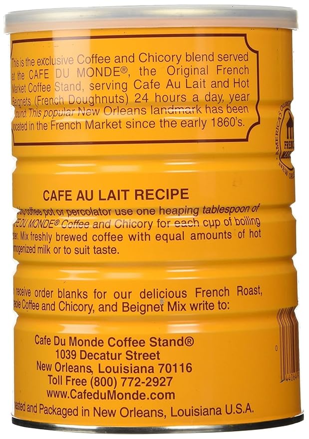 Cafe Du Monde Coffee with Chicory 15 oz (Pack of 6)