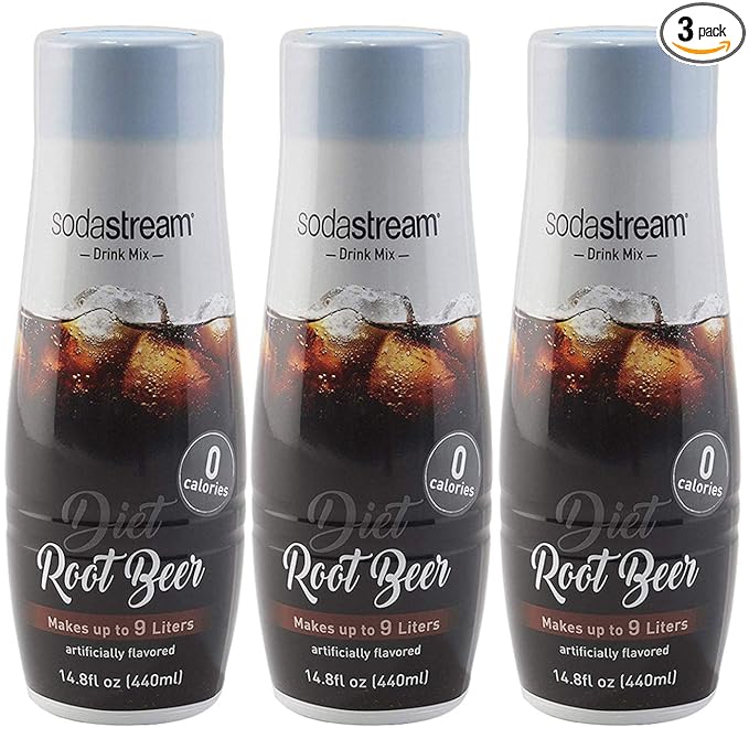 SodaStream Diet Root Beer 440ml 3 Pack 14.8 Fl Oz
