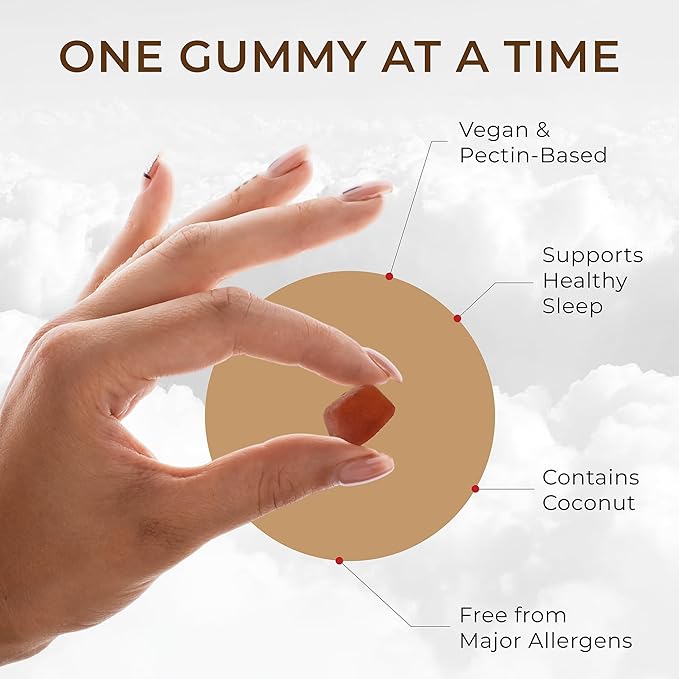 Vegan Melatonin Gummies for Adults – 2 mg Pectin-Based Gummy Melatonin Supplement – Natural Blackberry Flavor – Non-GMO Gluten-Free Gelatin-Free Soy-Free – 60 Count
