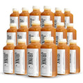 JRINK by Purée Gold Rush Cold Pressed Juice Cleanse with Organic Lemon Ginger Detox Drink from Raw Fruit and Vegetable Juice No Preservatives Healthy Cleanse 16oz Bottles 18 Pack