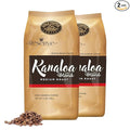 Gold Coffee | Kanaloa Premium House Blend Medium Roast Whole Bean | 100% Arabica Coffee 2 lbs. (Pack of 2)