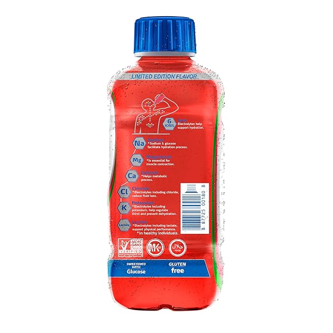 Electrolit Electrolyte Beverage Watermelon-Lime 21 Fl Oz bottle (Pack of 12)