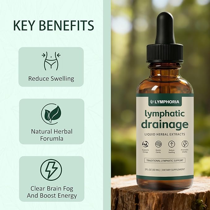 Lymphatic Drainage Drops | Promotes The Efficient Drainage of The Lymphatic System to Promote Overall Health