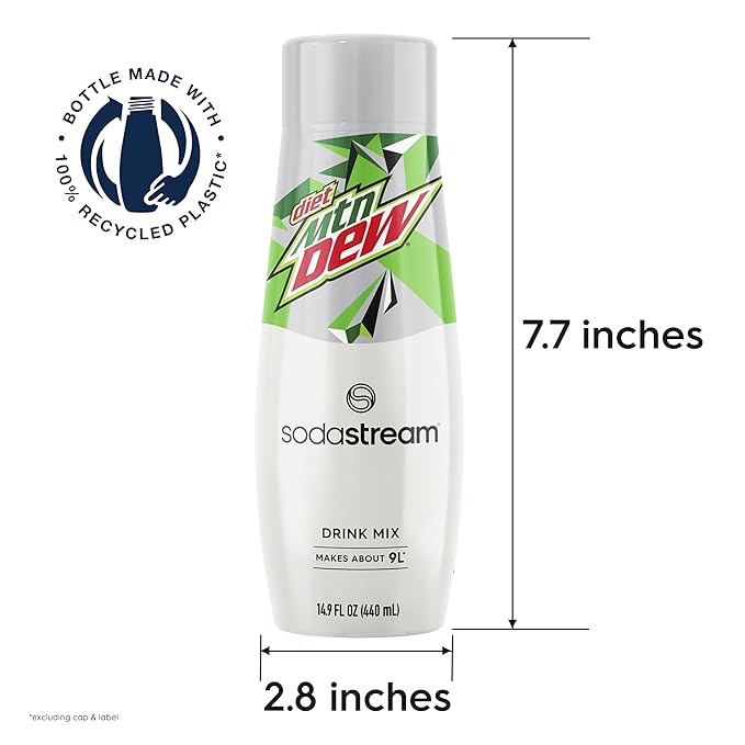 SodaStream Pepsi &amp MTN Dew Variety Pack Diet 440ml (Pack of 3)