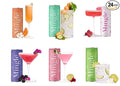 Mingle Mocktails - Blackberry Hibiscus Bellini Cranberry Cosmo Key Lime Margarita Blood Orange Elderflower Mimosa Cucumber Melon Mojito Sparkling Raspberry Rose Variety Pack Premium Non Alcohol