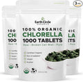 Organic Chlorella Tablets 1000 Count | High Potency Chlorophyll Supplement | Pure Chlorella Pyrenoidosa | Broken Cell Wall for Maximum Absorption | Vegan Kosher Non-GMO Superfood - Pack of 3