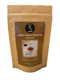 Organic Saffron Organic Ginger Herbal Tea - for better health and wellness (Pack of 1 Saffron Ginger)