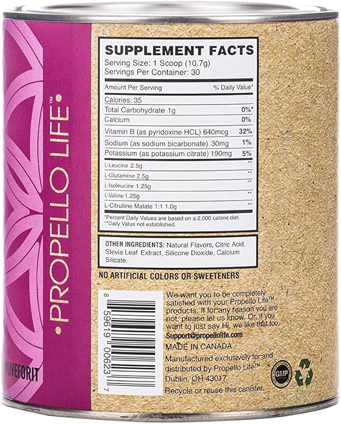 Propello Life Rejuvenating Aminos Drink Mix Pineapple Mint + Tea 321g