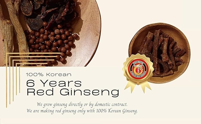 Pocheon 300g(10.6oz) 6Years Sliced Korean Panax Red Ginseng Roots with Honey Saponin