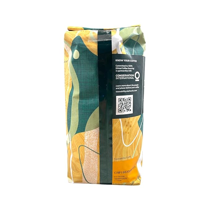 Starbucks Green Apron Blend Blonde Roast Whole Bean Coffee Honeybell Orange &amp Graham Cracker Notes 16 oz