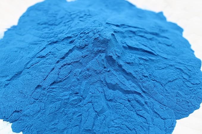 Naturejam Organic Blue Spirulina Powder - Ideal 2 Pound Bulk Pack - Culinary Grade Spirulina Powder Used in Smoothies Iceream &amp Frosting - Natural Blue Food Coloring