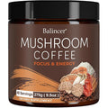 Mushroom Coffee 6 Adaptogenic Mushrooms with Lion's Mane Cordyceps Turkey Tail &amp More Instant Mushroom Coffee for Focus Energy Immune &amp Digestion Support