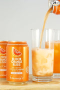 KauffmanTreats Frannie Sparkling Beverage- Zero Calories &amp Sugar Aspertame Free: 24-Ct Case 12 Oz. Cans (Blood Orange Bliss)