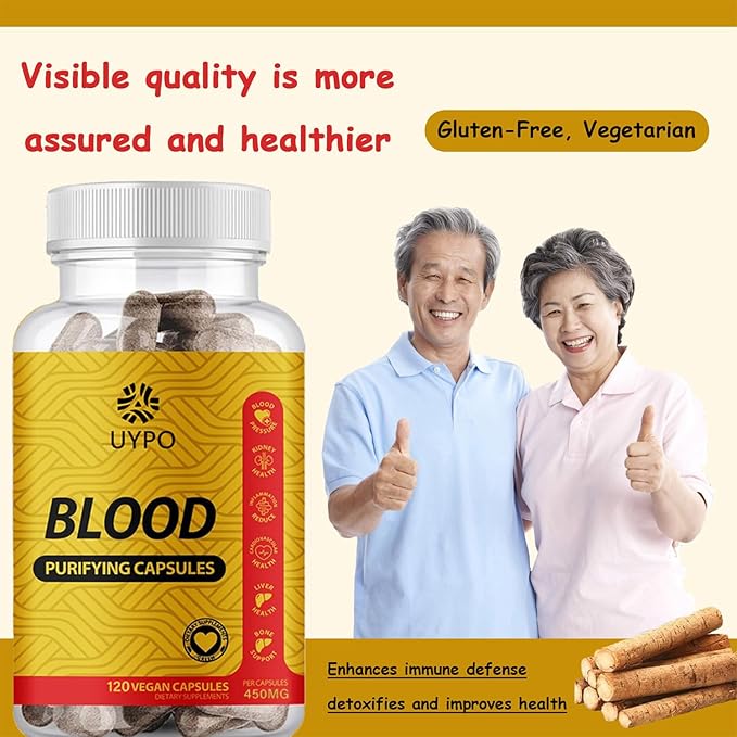 Blood Purifying Capsules Gluten Free GMO-Free Vegan 450 mg (1PC)