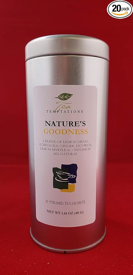 Nature's Goodness Herbal Tea in Pyramid Sachets (2 Tins)