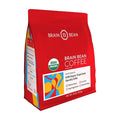 Brain Bean Organic Coffee – Smooth Taste &amp Rich Medium Roast – High Antioxidant &amp USDA certified organic for Cognitive Support Mood Enhancement &amp Toxin Removal - Whole Bean Coffee – 16 oz