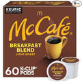 McCafe Breakfast Blend Single Serve Coffee Keurig K-Cup Pods Light Roast 60 Count (6 Packs of 10)