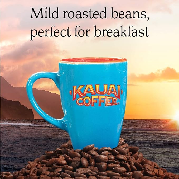 Kauai Coffee Island Sunrise Mild Roast Single Serve Cups 36 Count